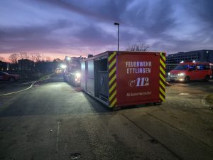 Abrollbehälter Atemschutz abgesattelt