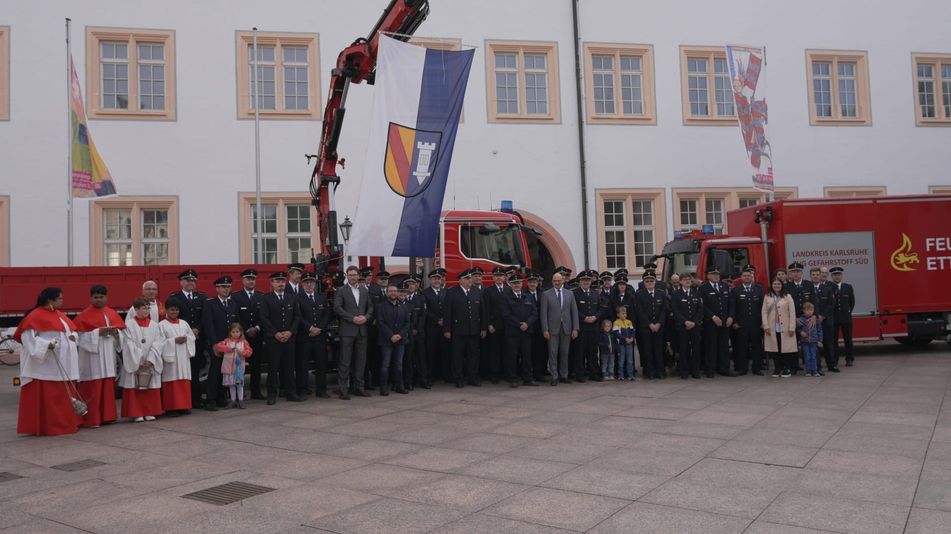 Gruppenbild Feuerwehr Ettlingen