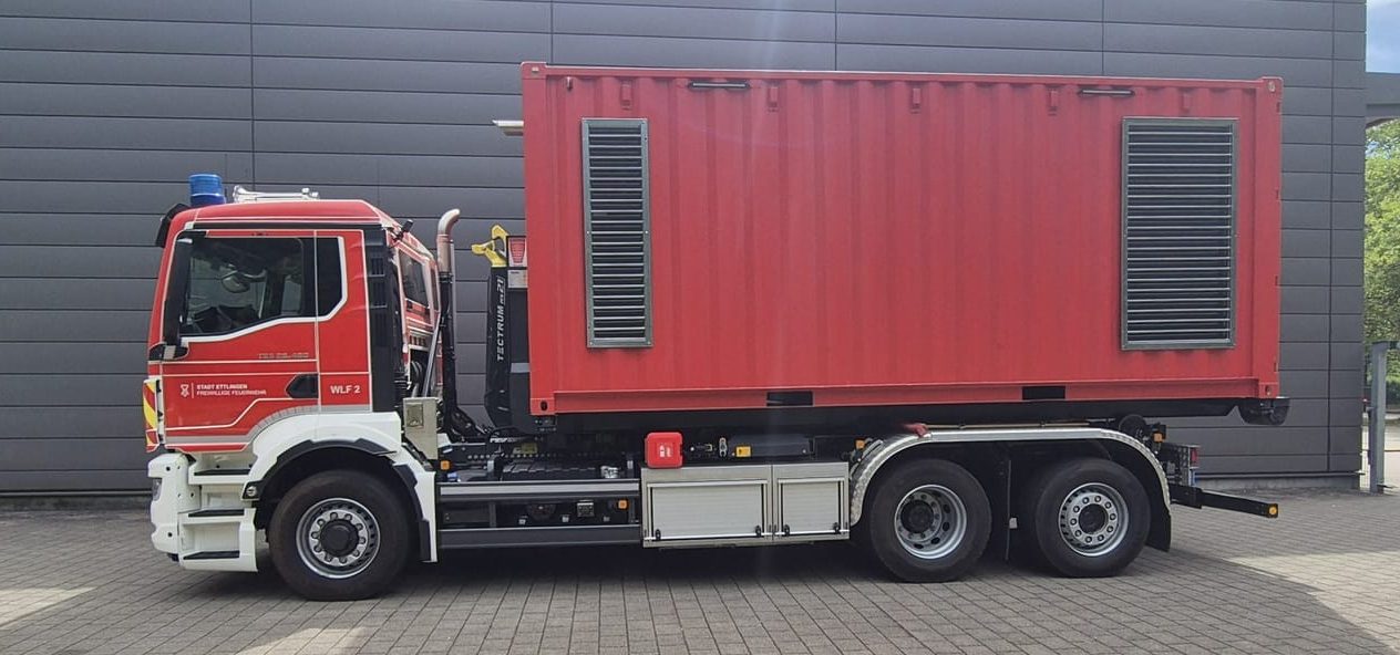 Abrollbehälter Transport