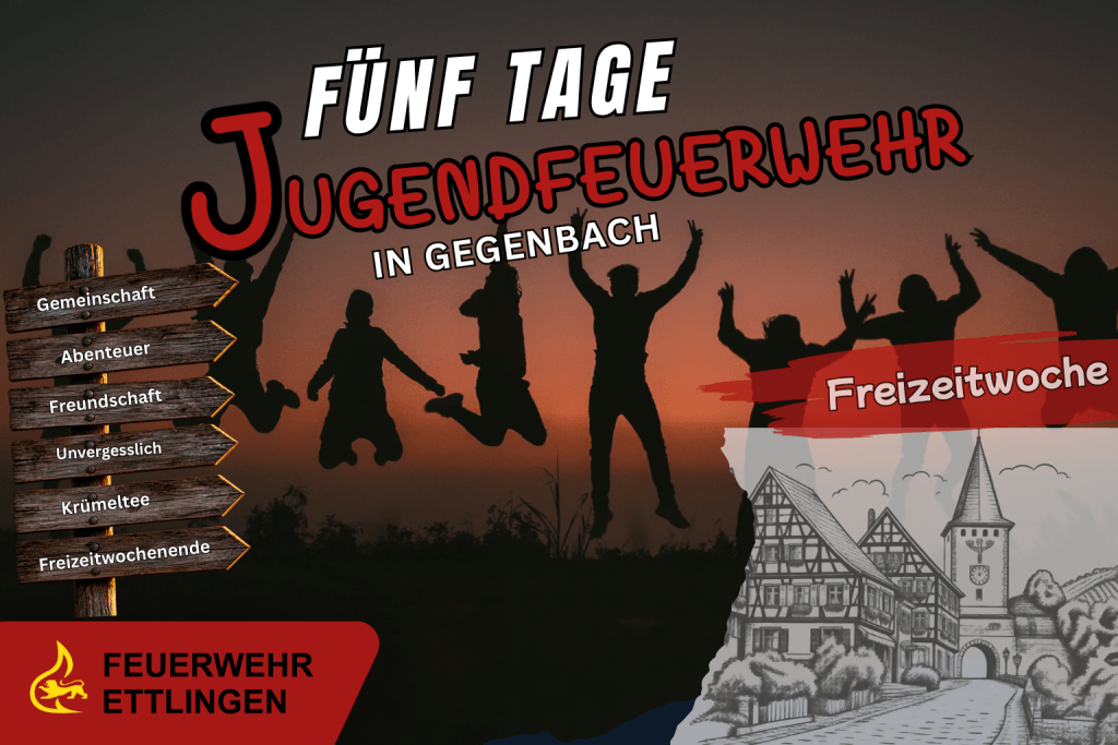 Jugendfeuerwehr Ettlingen bei der Freizeit in Gengenbach